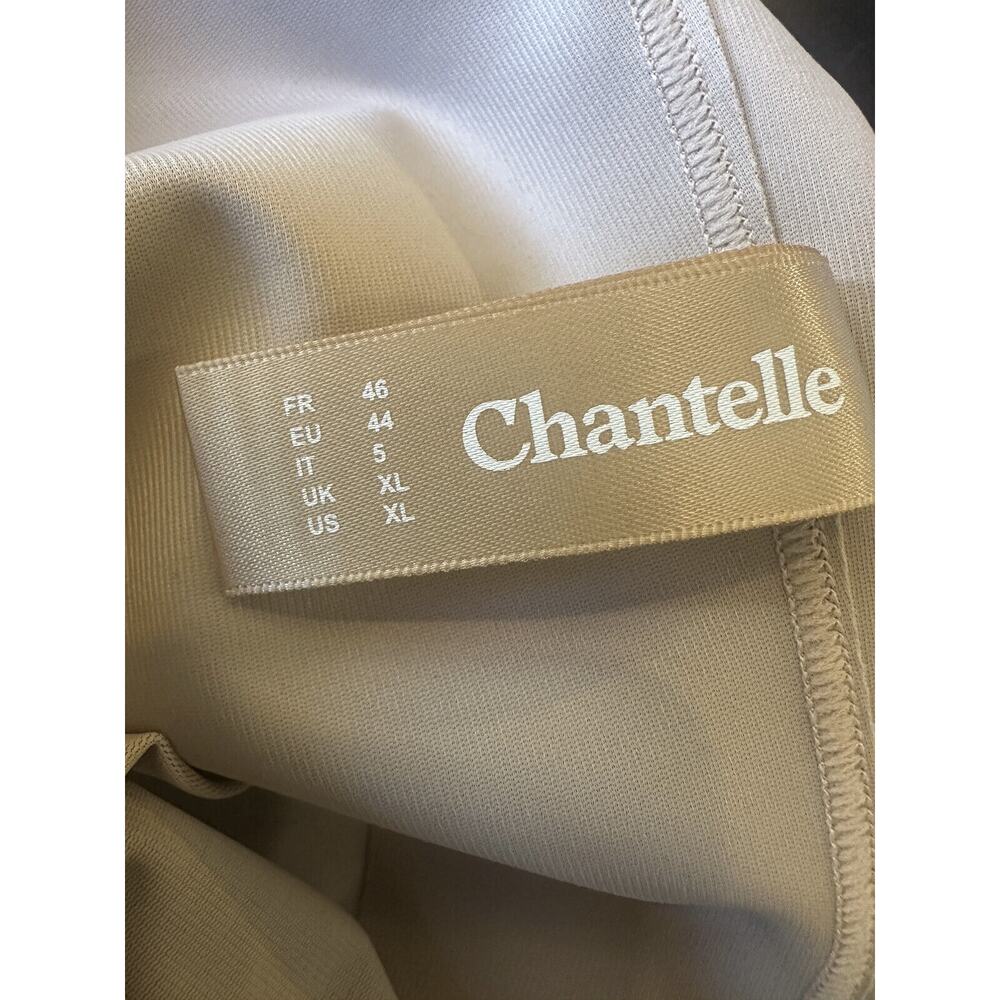 Chantelle Basic Shaping Open Bust Mid Thigh Shaper Nude Sand US Size XL EUC - Picture 10 of 16